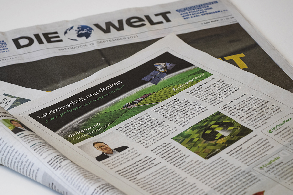 Read more about the article Interview in the German daily newspaper DIE WELT